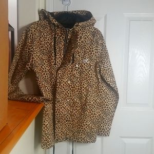 Ethik Leopard Canvas Jacket